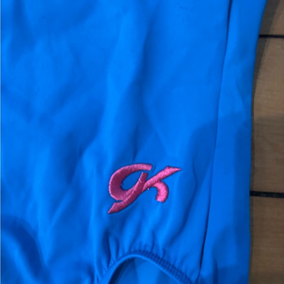 GK Kids Leotard - Pink and Blue - Picture 2 of 6